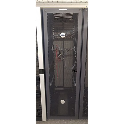 Dell Black Vented Server Rack #9