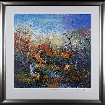 David Boyd (1924-2011) The Wanderer, Collagraph Edition 34/70