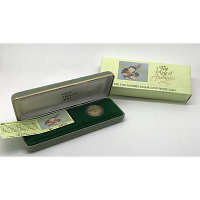 1990 Two Hundred Dollar Gold Proof Coin