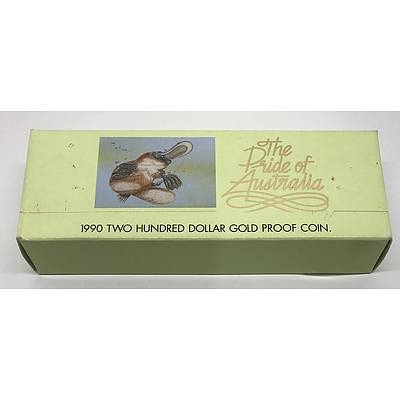 1990 Two Hundred Dollar Gold Proof Coin