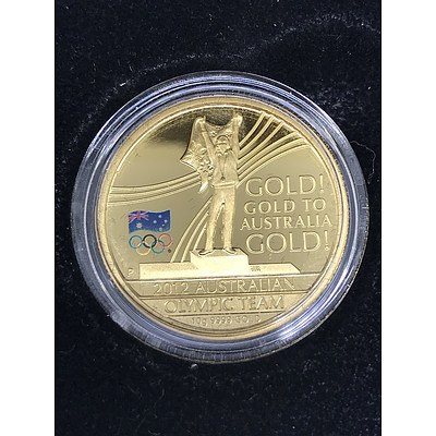 2012 Australian Olympic Team 10g Gold Proof Coin