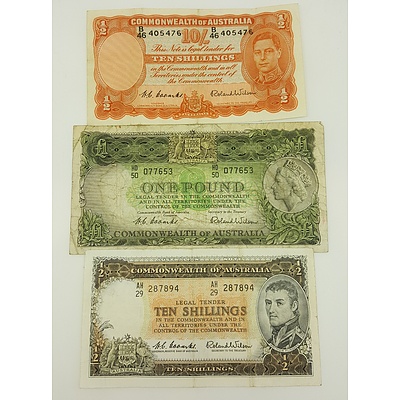 Collection of Assorted Australian Paper Banknotes