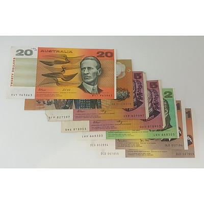 Collection of Assorted Australian Paper Banknotes