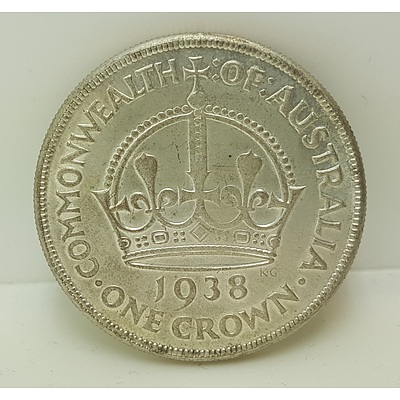 Rare 1938 Australian Crown