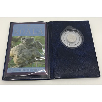 1989 Platinum Proof Coin from the Australian Koala Proof Issue Series