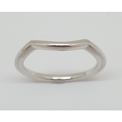 14ct White Gold Engagement Wrap / Enhancer Ring