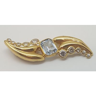 Vintage 18ct Gold Brooch