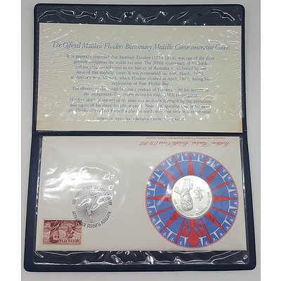 1974 Official Matthew Flinders Bicentenary Medallic Commemorative Coin