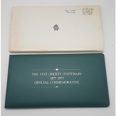 1977 Test Cricket Commemorative Proof Coin