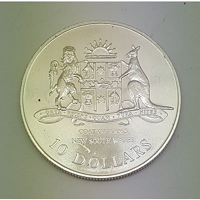 Sterling Silver Australian State Series $10 Coin