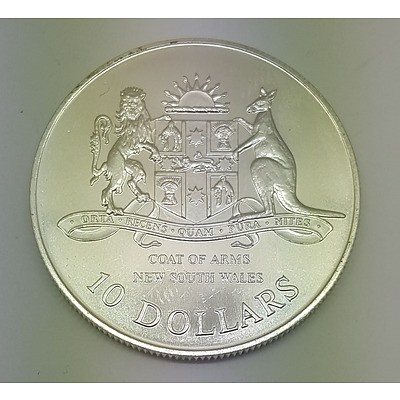 Sterling Silver Australian State Series $10 Coin