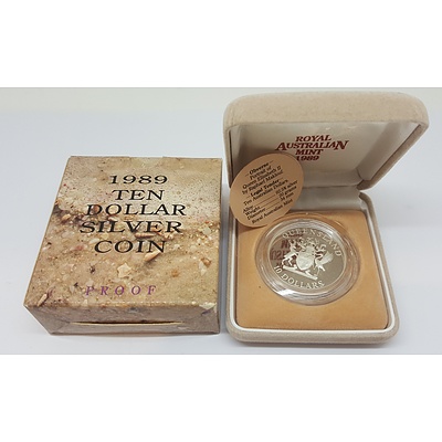 Sterling Silver Australian State Series $10 Proof Coin