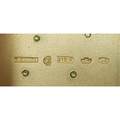 Silver Cigarette Case R.Mellin Finland Helsinki 1901