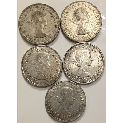 Assorted Australian Pre-decimal Silver Coinage