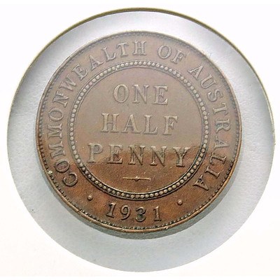 Australia George V HalfPenny 1931