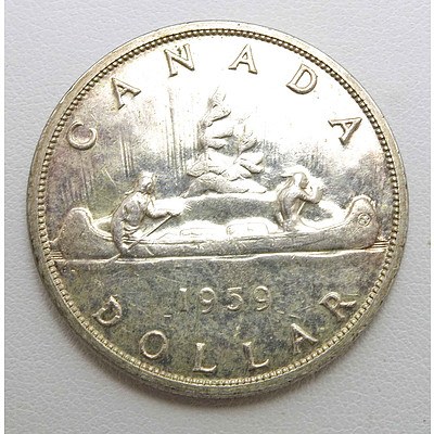 Canada Silver Dollar 1959