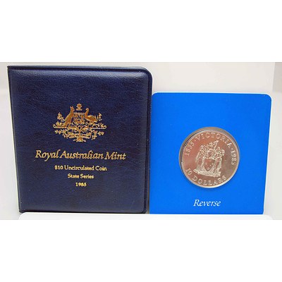 Australia Silver $10 Coin 1985