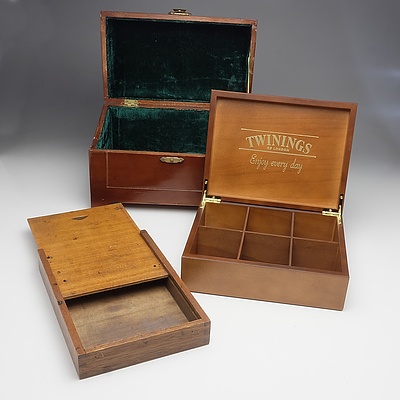 Vintage Cutlery Canteen and Various Other Tins and Boxes