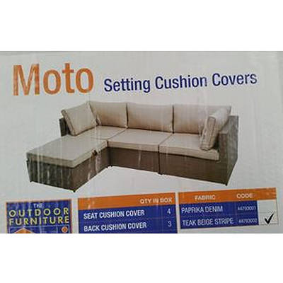 Moto Setting  Cushion Covers - Lot of 2 - Brand New In Box