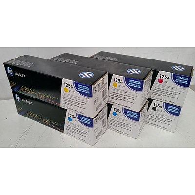 HP Color LaserJet CP1518ni Colour Laser Printer w/ Six Brand New Toner Cartridges