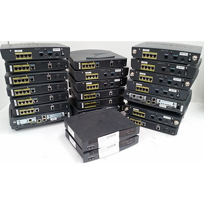 Cisco 800 Series Routers - Lot of 22
