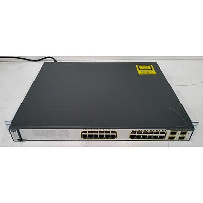 Cisco Catalyst 3750G Series 24-Port Gigabit Managed Switch