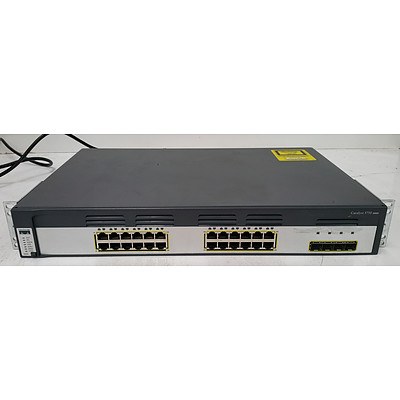 Cisco Catalyst 3750 Series 24-Port Gigabit Managed Switch