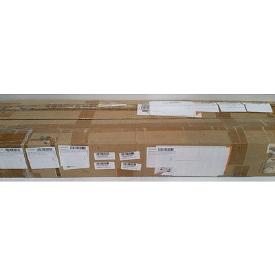 Atdec TH-1040-EXT-1000-1H Telehook Ceiling Mount Extension - Lot of Eight *BRAND NEW