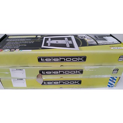 Atdec Telehook TH-30-50-RW 30"-50" Rotating Wall Mount - Lot of Three
