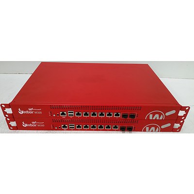 WatchGuard FireBox M500 Security Appliance - Lot of Two