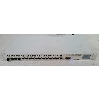 MikroTik CCR1036-12G-4S Cloud Core Router w/ 12 x Gigabit Ports - Lot of Two