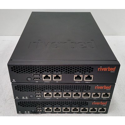 Riverbed SteelHead CX Appliances - Lot of Three