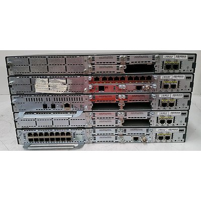 Cisco 2800 Series Integrated Services Router - Lot of Five