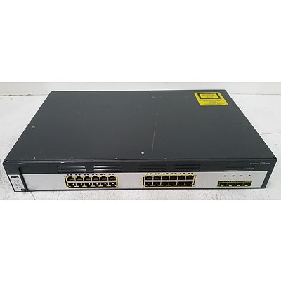Cisco Catalyst 3750 Series 24-Port Gigabit Managed Switch