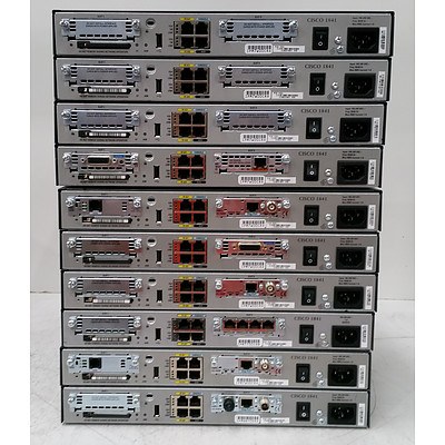 Cisco 1800 Series Integrated Services Router - Lot of 10