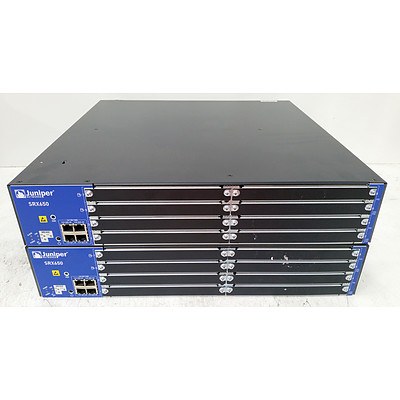 Juniper Networks SRX650 Services Gateway Security Appliance - Lot of Two