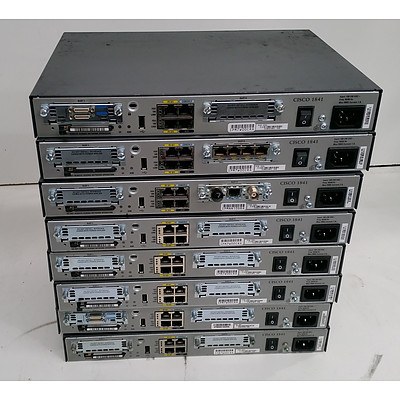 Cisco 1800 Series Integrated Services Router - Lot of Eight