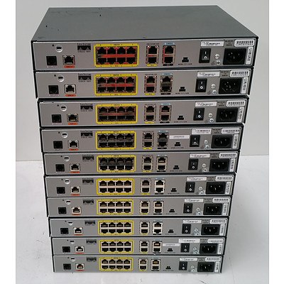 Cisco 1800 Series Integrated Services Router - Lot of 10