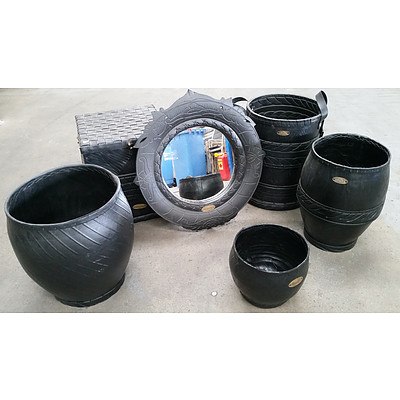 Six Retyred Outdoor Items
