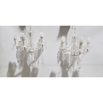 Two Vida XL Electroliers