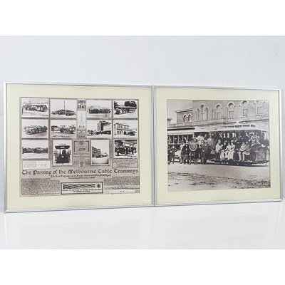 Five Offset Advertising Prints Including Cadbury's Assorted Chocolate, Coleman, and Hardie