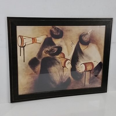 Three Drummers Offset Print