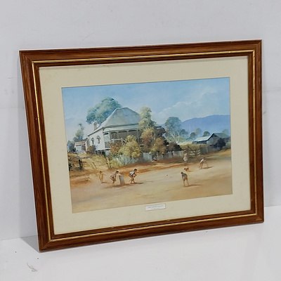Offset Print of d'Arcy Doyle "The Cricket Match"