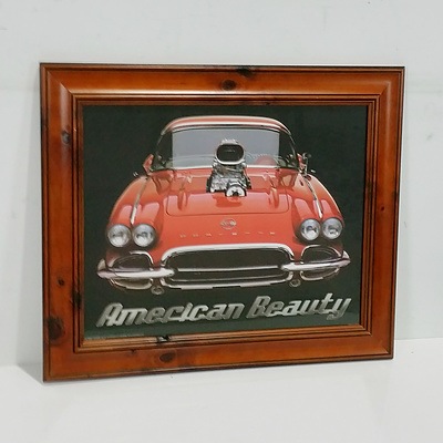 Two American Muscle Car Offset Prins and American Motorbike Offset Print