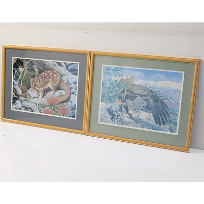 Group of Offset Prints Including Tinkler, Rod Scott, and John Gittoes