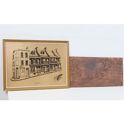 Large Australian City Canvas Sign, Coffee Poster, Copper Work, and more