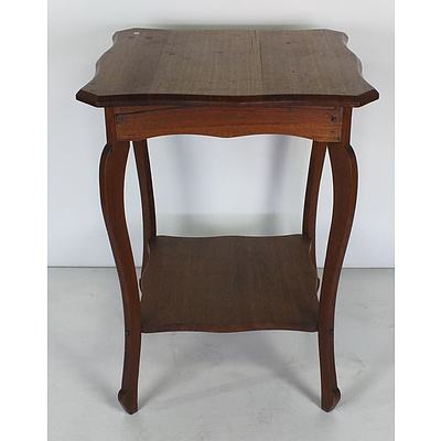 Antique Tasmanian Oak Lamp Table