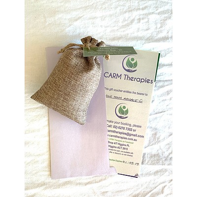 1 Hour Massage with CARM Therapies and a Bag of Epsom Salts #1