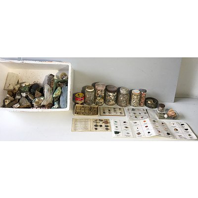 Group of Polished and Unpolished Gem Stones