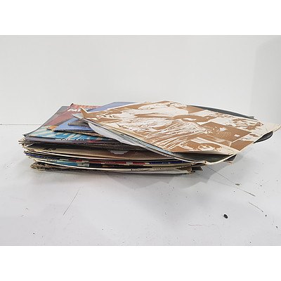 Lot of Vinyl Records and Empty Covers